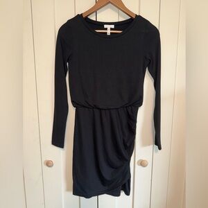 NWT! Leith long sleeve black dress